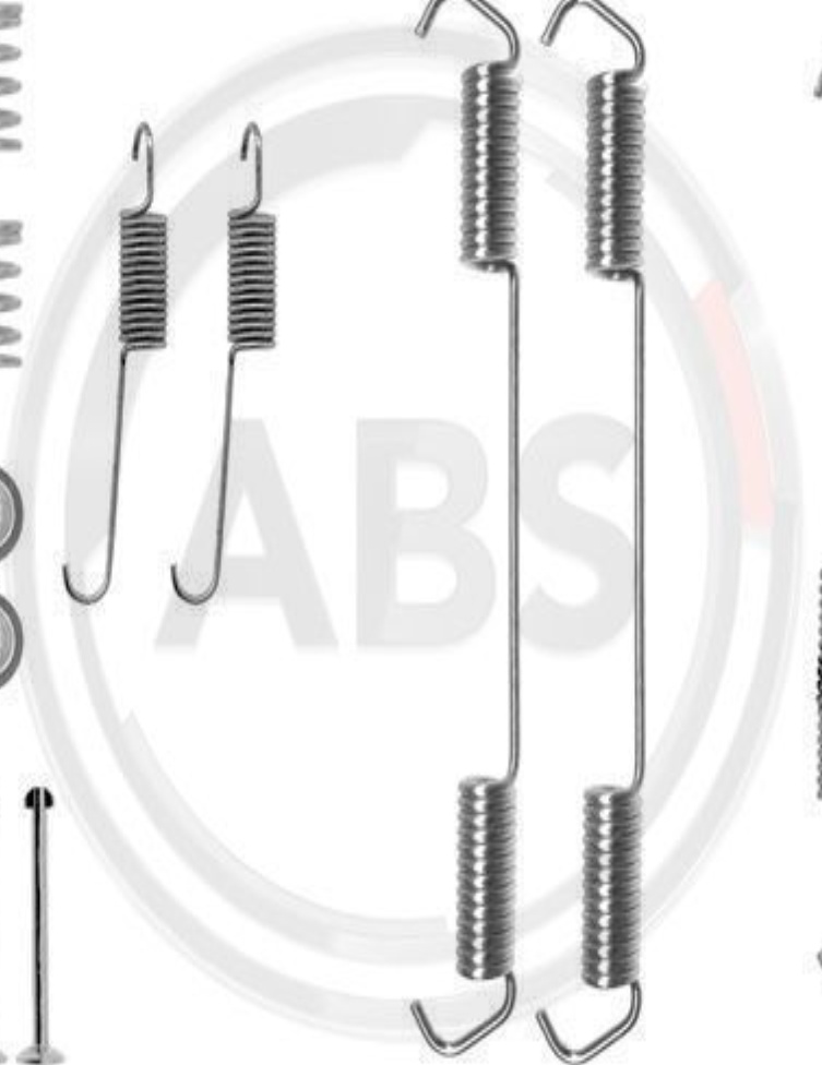0689Q A.B.S. Accessory Kit, brake shoes for ALFA ROMEO,CITROËN,FIAT,PEUGEOT