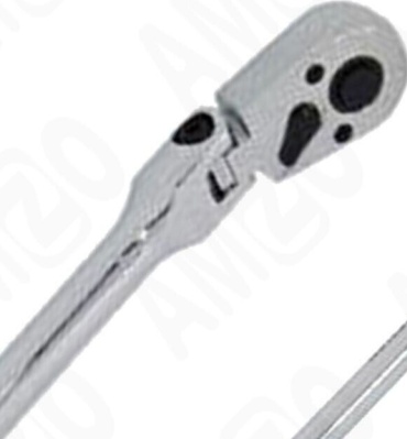 3/8"" Drive SOCKET RATCHET HANDLE Extra Long Reach Flexible / Swivel Head 72teeth - Image 4