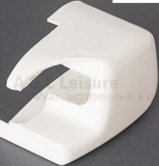 Fiamma F45 Right Hand White Outer End Cap Winding End 02741-01