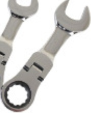 US PRO 12pc Metric Stubby Flexi Ring Gear Ratchet Spanner Wrench Set 8-19mm 3476