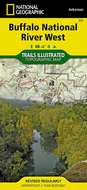 Buffalo National River West Map Trails illustrated national geographic