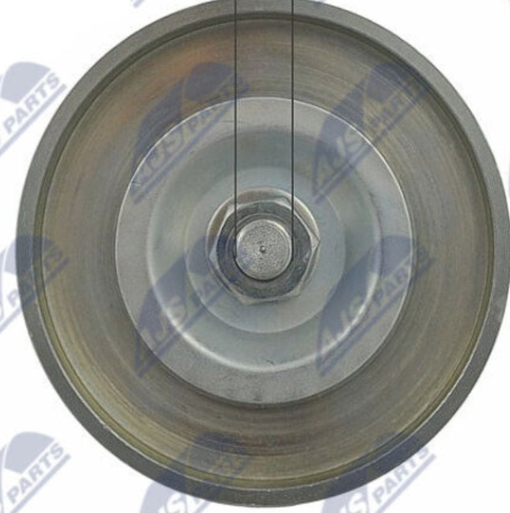 RNK-NS-042 NTY Tensioner Pulley, V-ribbed belt for NISSAN