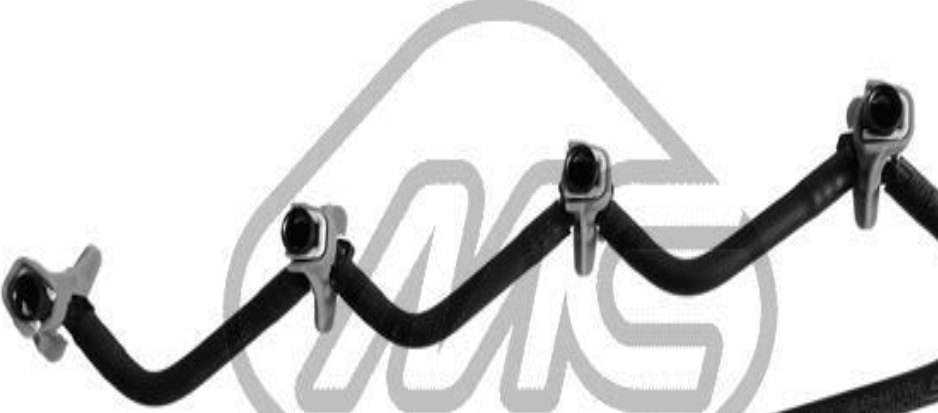 Fuel line 92091 Metalcaucho for FORD VOLVO