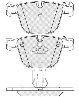 Brake pads 37371 A.B.S. for BMW BENTLEY ROLLS-ROYCE - Image 3