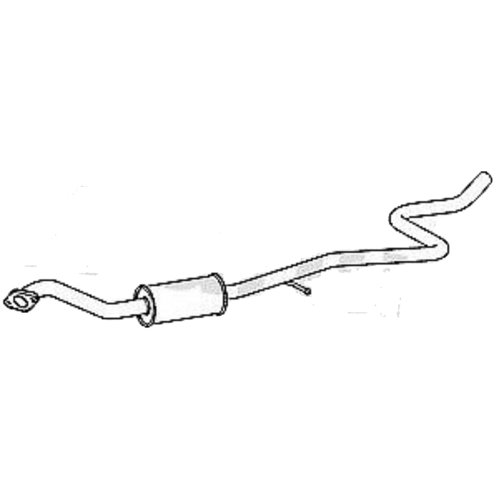 Klarius FE1126J Exhaust Centre Silencer Box FORD FIESTA    1.0   2012>