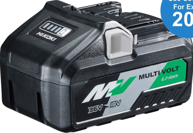 HIKOKI BSL36A18X 36v & 18v Multivolt li-ion battery 2.5Ah/5.0Ah