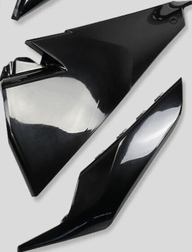 Free Shipping Plastic UFO Black Kit for Husqvarna FE/TE Motorcycle Spare Parts