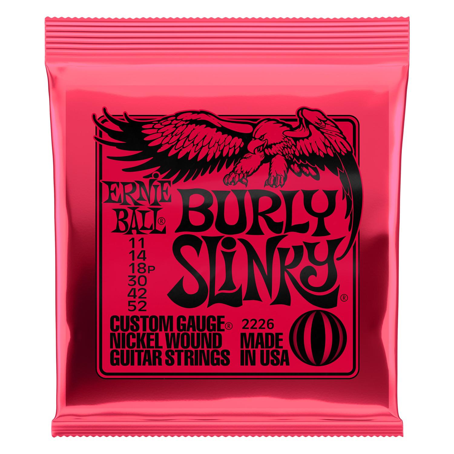 Ernie Ball Slinky Electric Guitar Strings (.011 - .052 Burly Slinky)
