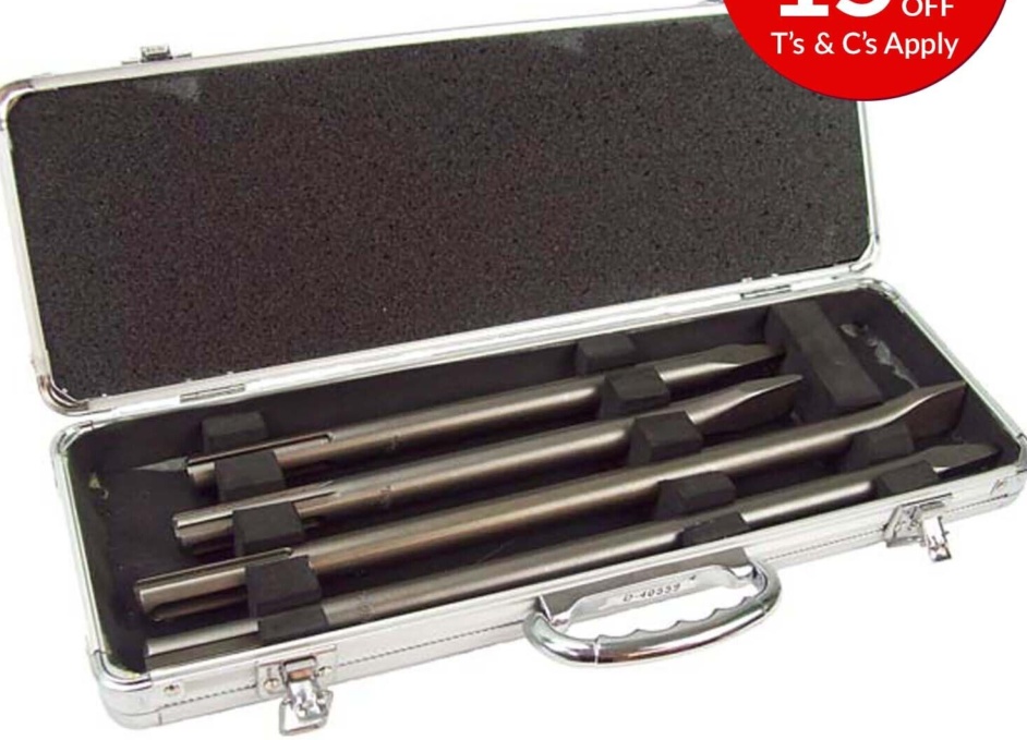 MAKITA D-40559 (4pc) SDS MAX Chisel set