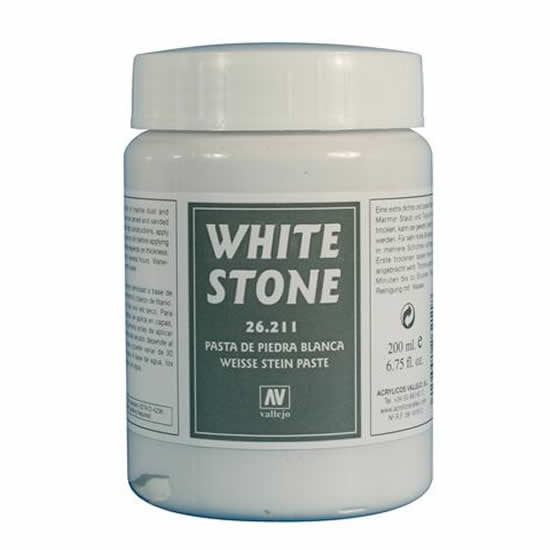 Vallejo 200ml Diorama FX - Ground Texture: White Stone Paste Basing Scenery Terr - Image 5