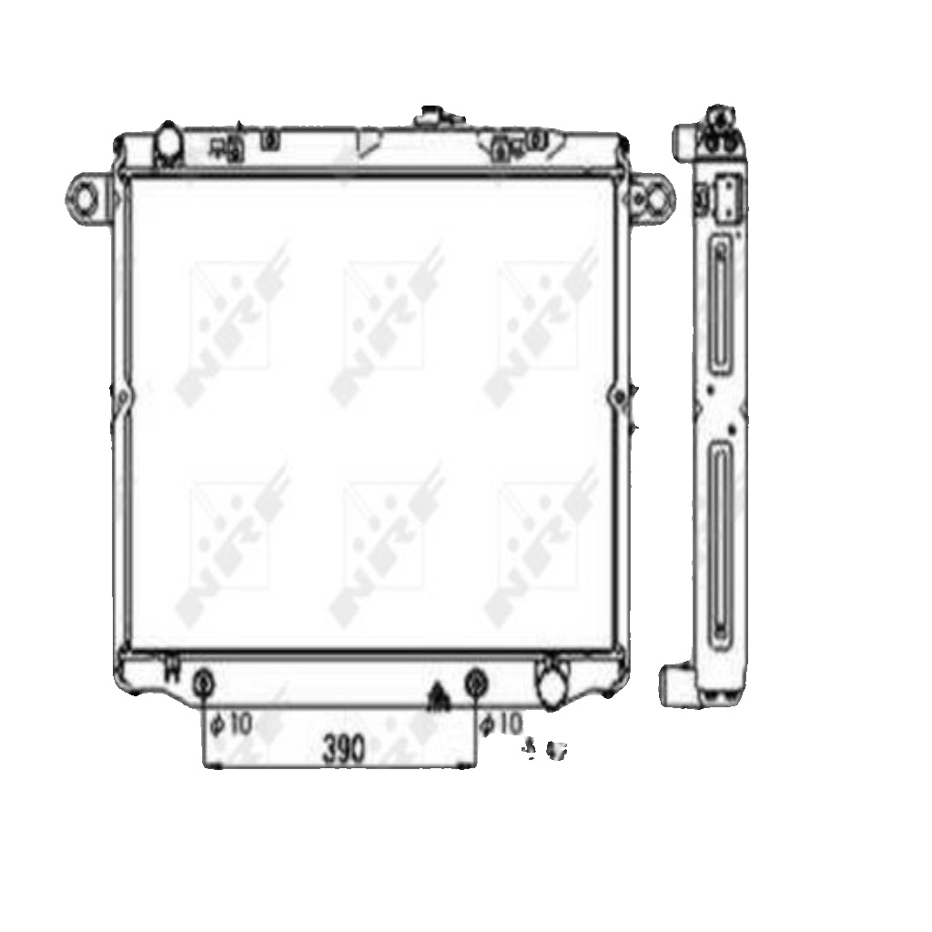 NRF-OE 53706 Radiator, engine cooling for LEXUS,TOYOTA
