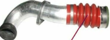 Intercooler Turbo Hose Pipe For Bmw E90 E91 E92 325 D 330 D 3.30 Xd 11617796303