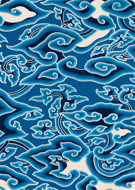 Batik 'Blue Clouds' Lined Hardcover Journal by  Tuttle Studio - 9780804855679