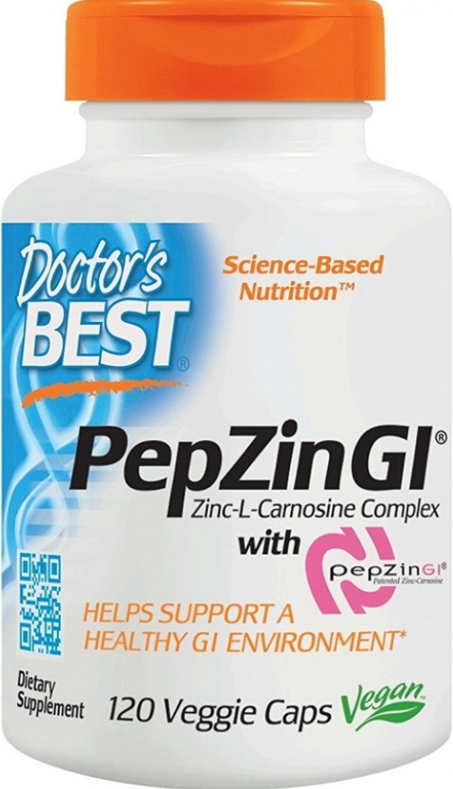 PepZinGi, Zinc-L-Carnosine Complex,120 Veg Capsules - Doctors Best