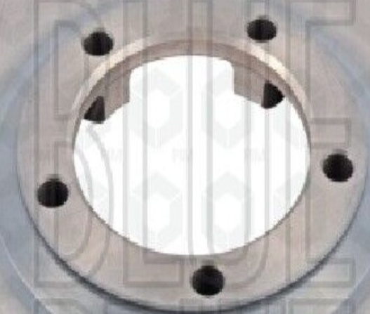 Blueprint ADG04321 Brake Disc Front Coated 253mm Outer Diameter For Hyundai H100