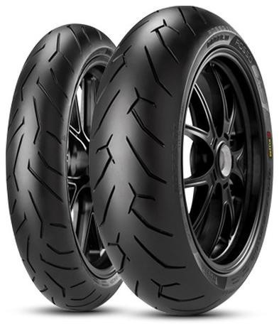Pirelli Diablo Rosso II Motorcycle / Bike Sport Tyre - 180/55 Rear ZR17 (73W)
