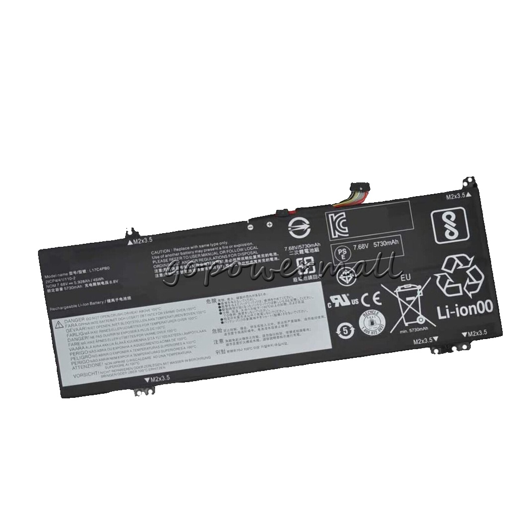 New L17M4PB0 L17C4PB0 Battery for Lenovo IdeaPad 530s-14IKB 530S-15IKB