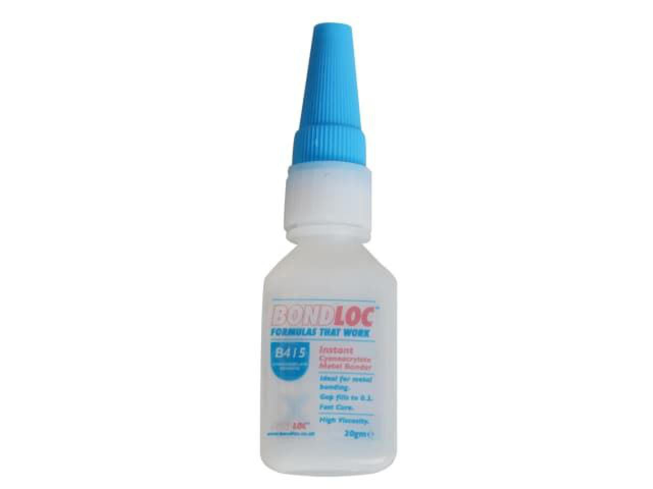 Bondloc B415 High Viscosity Cyanoacrylate 20g Designed For Metal Bonding Glue