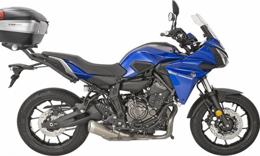YAMAHA TRACER 700 2017 GIVI V56NN MONOKEY TOP BOX + 2130FZ RACK + M5 complete