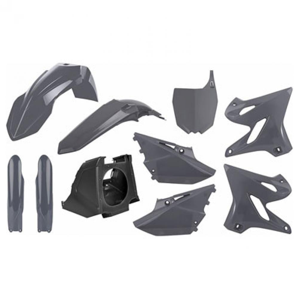 Free Shipping Polisport MX Vintage Edition Nardo Grey Yamaha Plastic Kit
