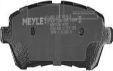 Original MEYLE Brake Pad Set Disc Brake 025 242 8316/W for Daihatsu Ford