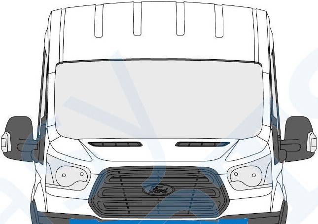 FORD TRANSIT 2014-2019 FRONT BUMPER REINFORCER CROSS MEMBER CRASH BAR