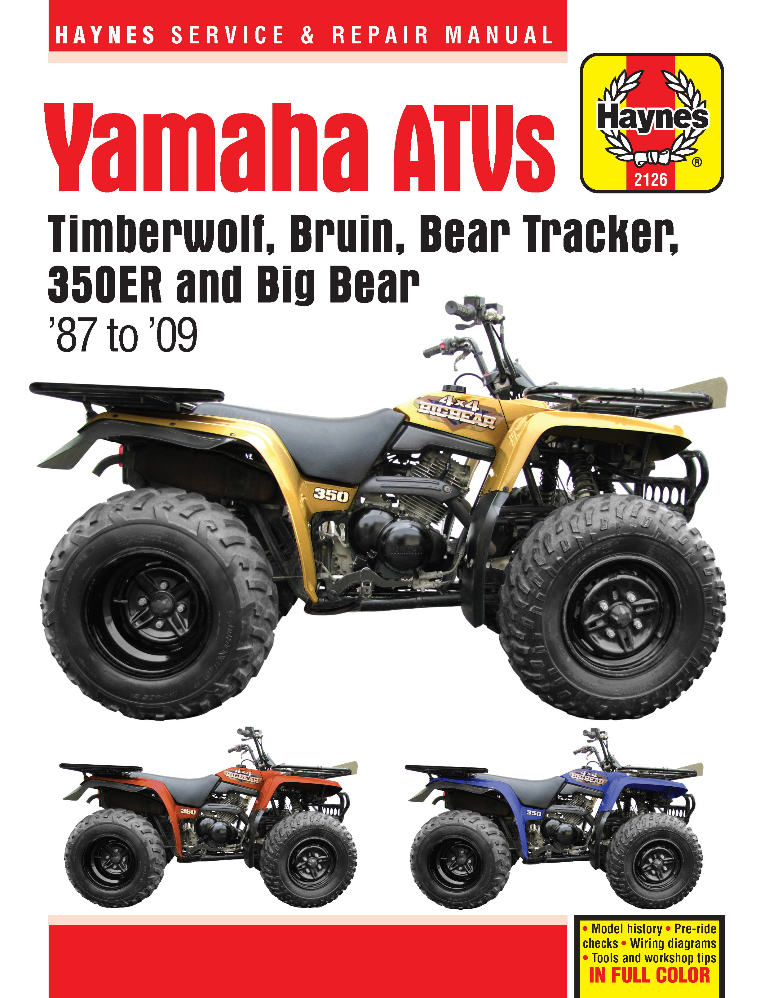 Yamaha ATVs (87 - 09) Haynes Repair Manual by Haynes Publishing -