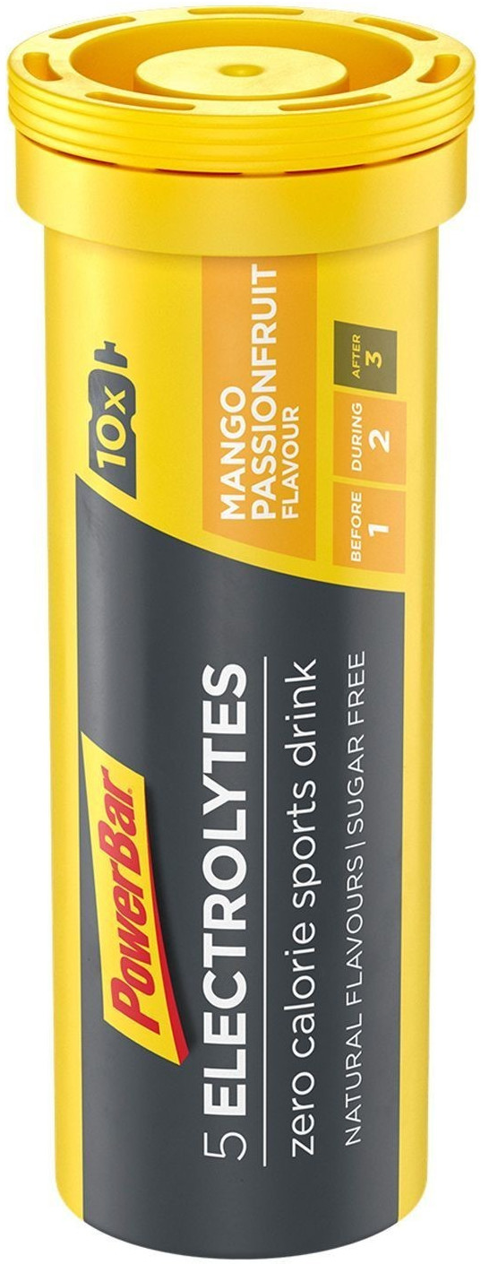 5 Elektrolytes Zero Calorie Sports Drink Röhrchen - 10 Brausetabs - Mango-Passionsfruch