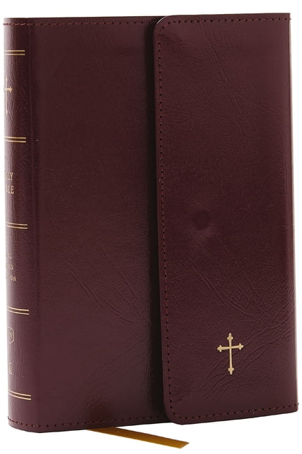 KJV Holy Bible: Compact with 43,000 Cross References, Burgundy Leatherflex ... - Image 4