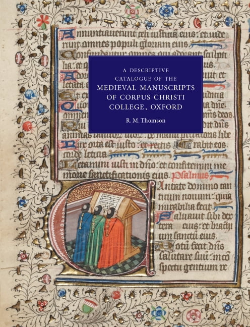 A Descriptive Catalogue of the Medieval Manuscri – Western Manuscripts Thomson