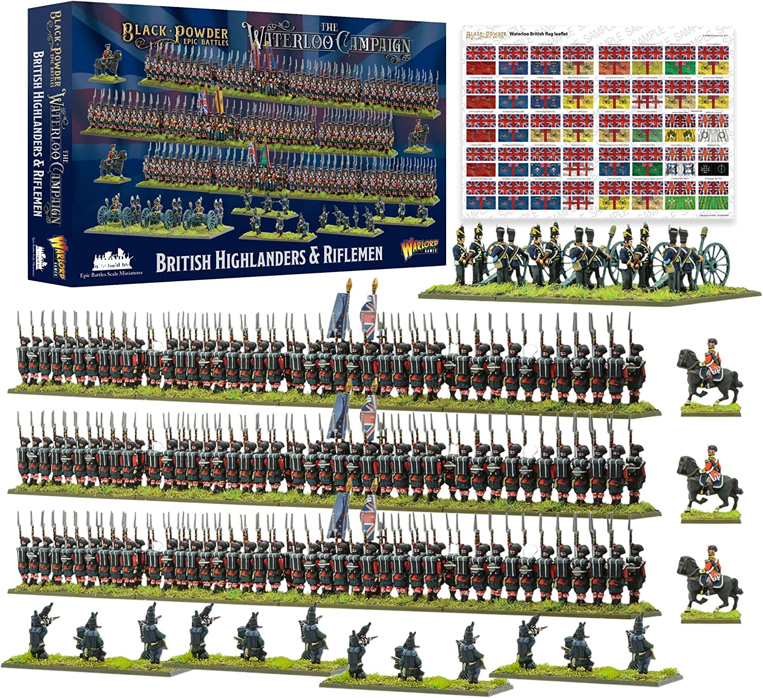Black Powder Epic Battles: British Highlanders & Riflemen - Warlord Games