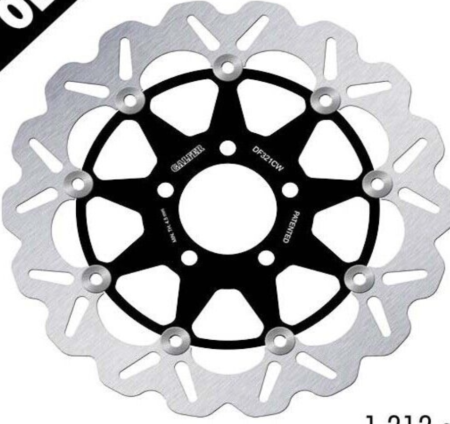 Galfer Front Brake Disc WAVE FLOATING COMPLETE 300x5mm SUZUKI GSX 750 F DER.1998