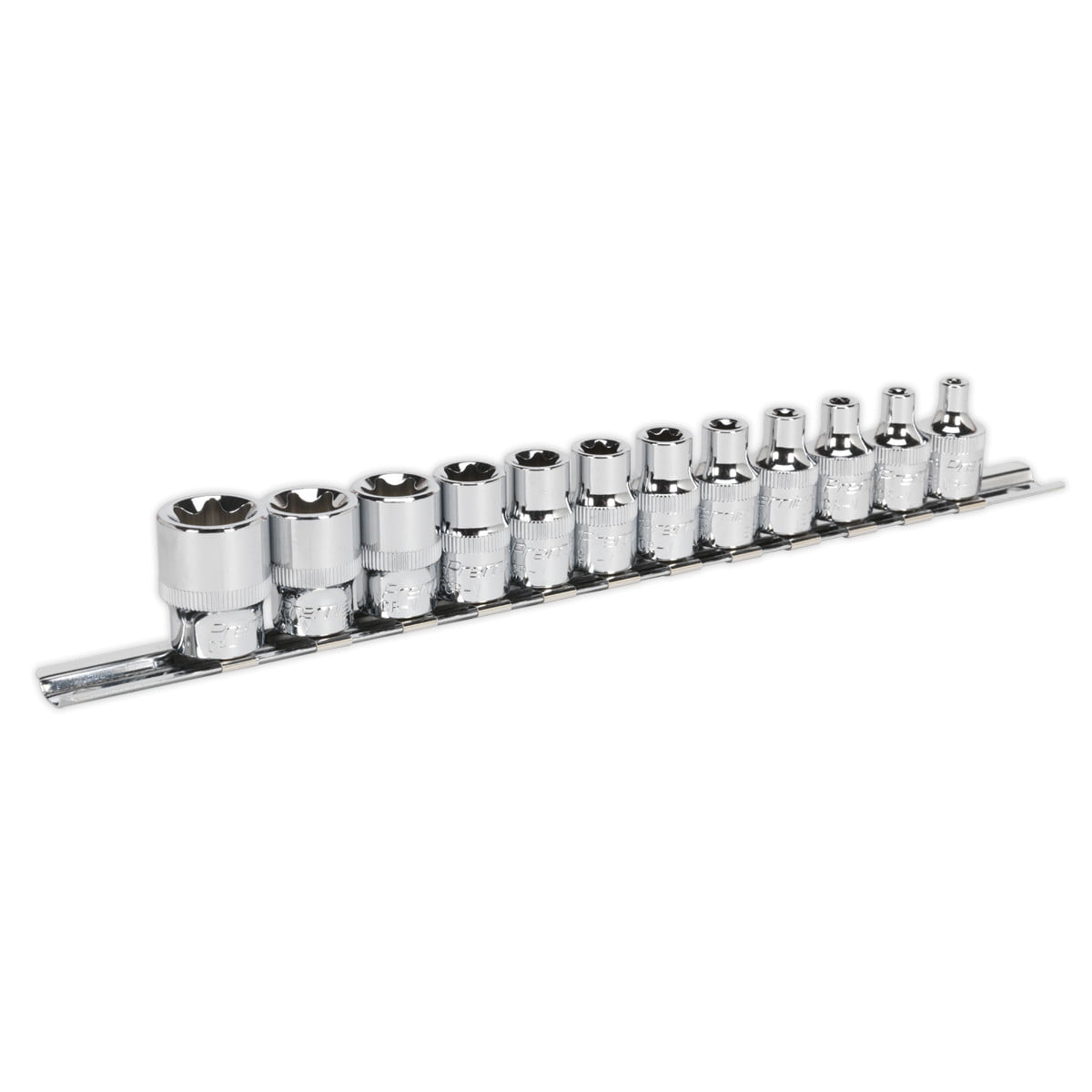 Sealey AK61806 TRX-Star* Socket Set 12pc 3/8""Sq Drive E4-E20