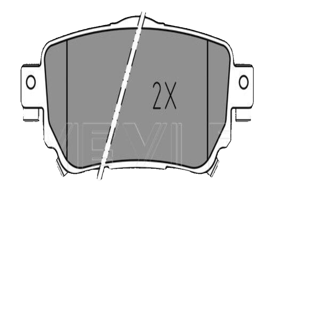 Rear MEYLE GERMANY 025 259 6515 Brake Pad Set, disc brake for NISSAN,RENAULT