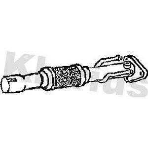 Klarius front pipe fits Fiat fiorino qubo 1.3 07-09 302125
