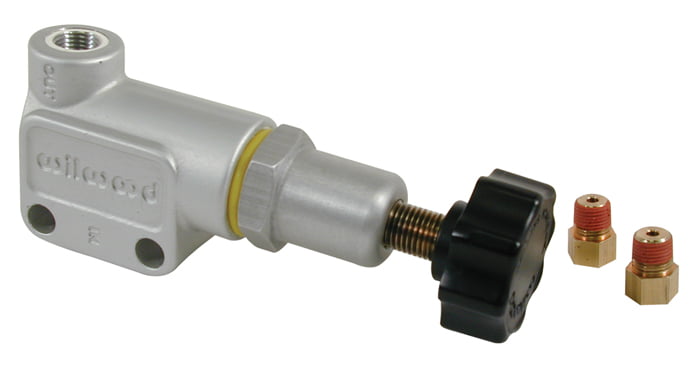 Wilwood Knob Control Brake Bias Proportioning Adjuster Valve - 1/8 NPT Ports