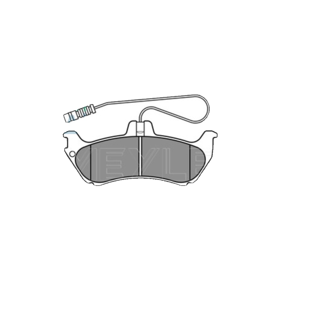 Rear MEYLE 025 231 9017/PD Brake Pad Set, disc brake for MERCEDES-BENZ