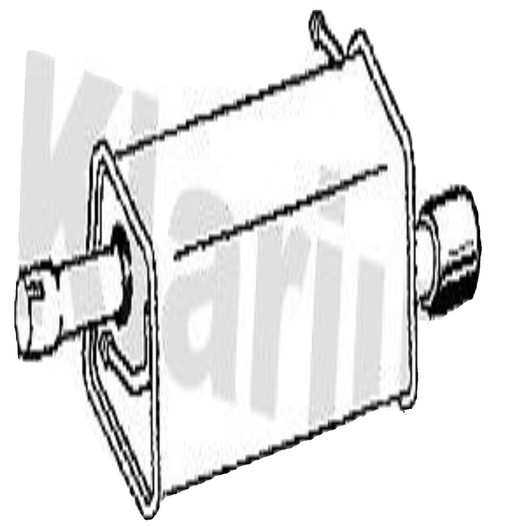 Klarius box with tail pipe fits Ford fiesta 2.0st 04-08 FE1037P