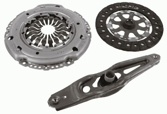 Clutch Kit 3pc (Cover+Plate+Releaser) 3000950967 Sachs 21208676276 8676277 New