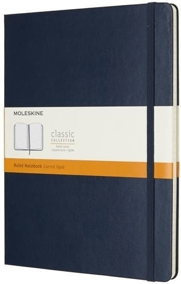 Moleskine Sapphire Blue Extra Large Ruled Notebook Hard (Paperback Book) - Image 3