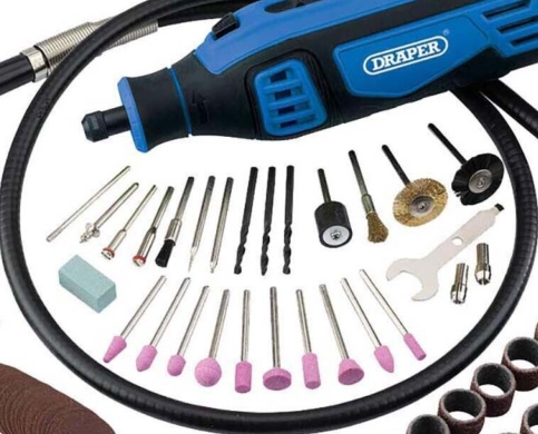 Draper 58300 230V Rotary Multi-Tool Kit 180W (111 Piece)