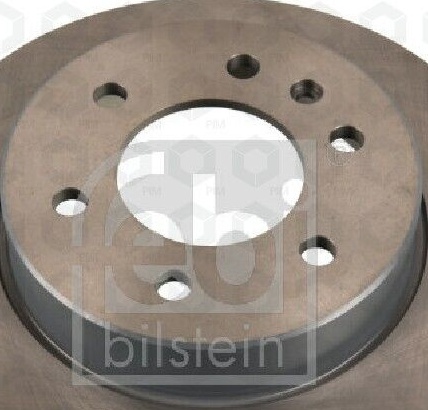 2x Brake Discs Pair Solid Rear 298mm 175505 Febi Set A9104232100 A910423210007
