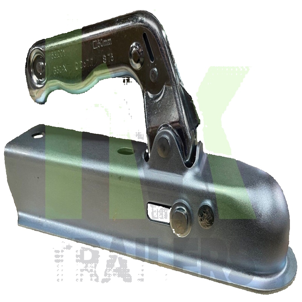 50mm Unbraked Pressed Steel Ball Hitch Coupling