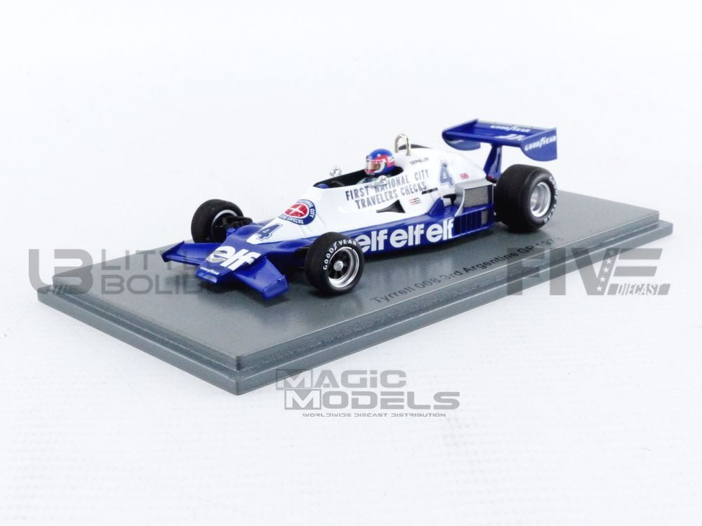 1/43 Elf Tyrrell Ford 008 First National City  Argentine GP 1978  #4 P.Depailler