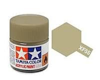 TAMIYA Acrylic Paint 10ml - XF-55 Deck Tan - Model Kit Paint Humbrol