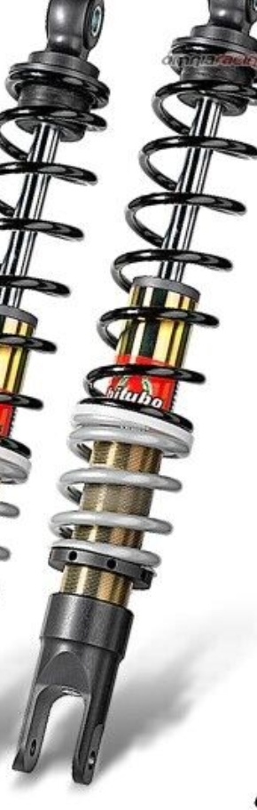 Free Shipping Bitubo Gas Shock Absorbers Scooter Gray/Black SC149YGB02