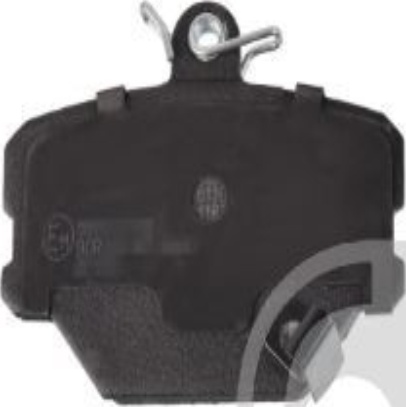 Front FEBI GERMANY 16485 Brake Pad Set, disc brake for SMART