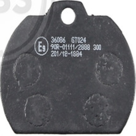 36086 A.B.S. Brake Pad Set, disc brake for VW