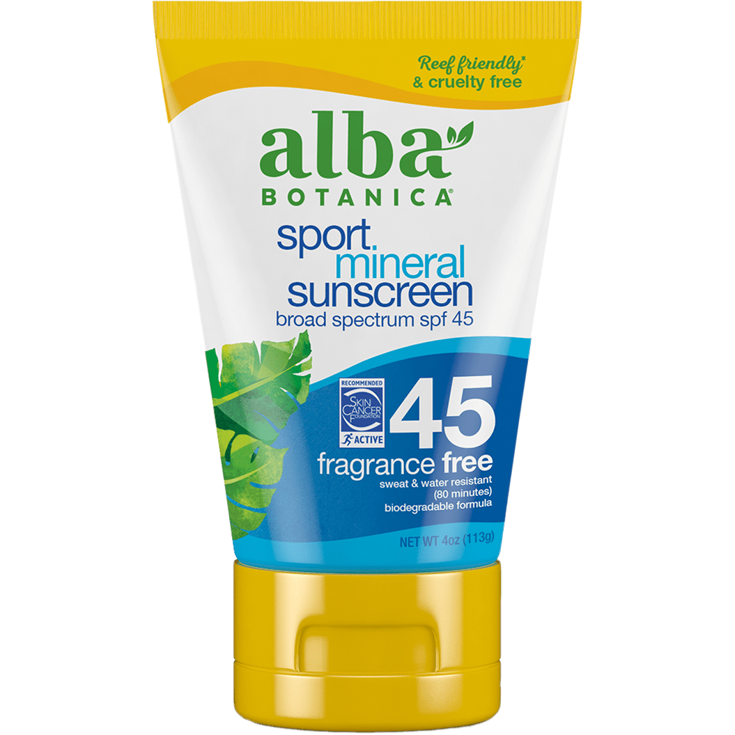 Alba Botanica , Sheer Mineral Sunscreen Lotion, Spf 50, Fragrance Free, 89 Ml Size 1