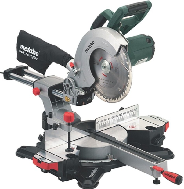 METABO KGS-216MN 1500w Compound Sliding Laser Mitre 216mm Chop Saw 110volt BAY22